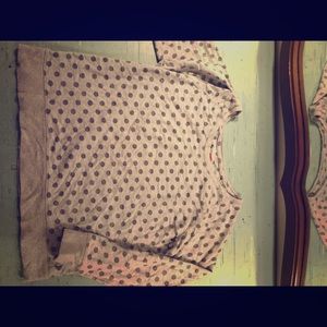 Polka dot pullover